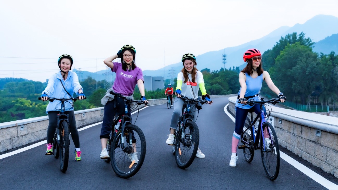 「騎行雁棲湖，凝聚團隊力！」 一日騎行團建，挑戰(zhàn)與美景同行！