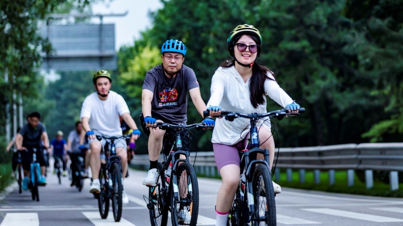 「騎行雁棲湖，凝聚團隊力！」 一日騎行團建，挑戰(zhàn)與美景同行！