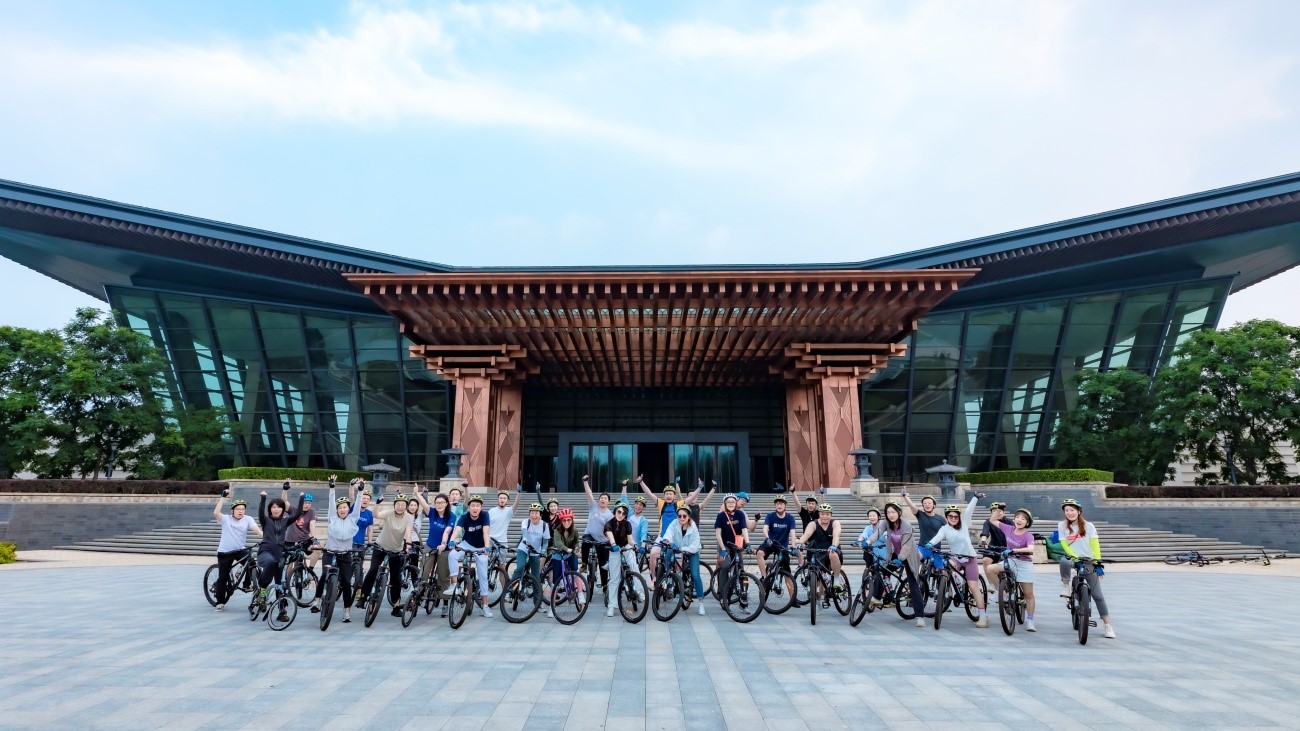 「騎行雁棲湖，凝聚團隊力！」 一日騎行團建，挑戰(zhàn)與美景同行！